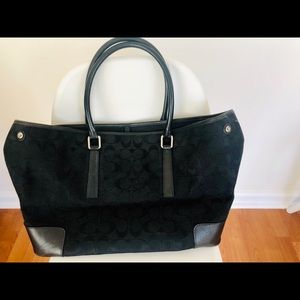 Authentic Coach Fabric Tote Bag